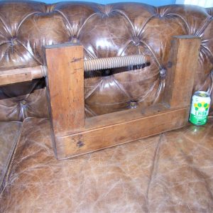Vintage French Wooden Clamp