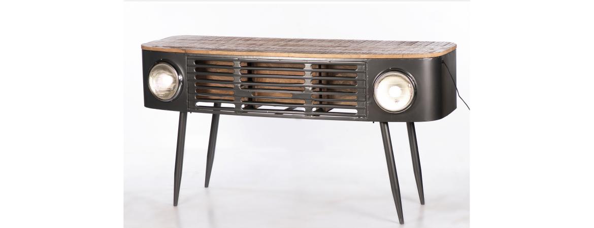 Reclaimed Truck Front Console Table - Image 2