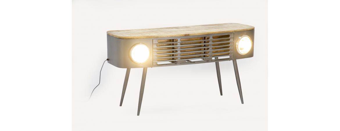 Reclaimed Truck Front Console Table - Image 5