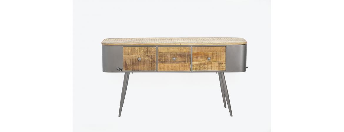 Reclaimed Truck Front Console Table - Image 6