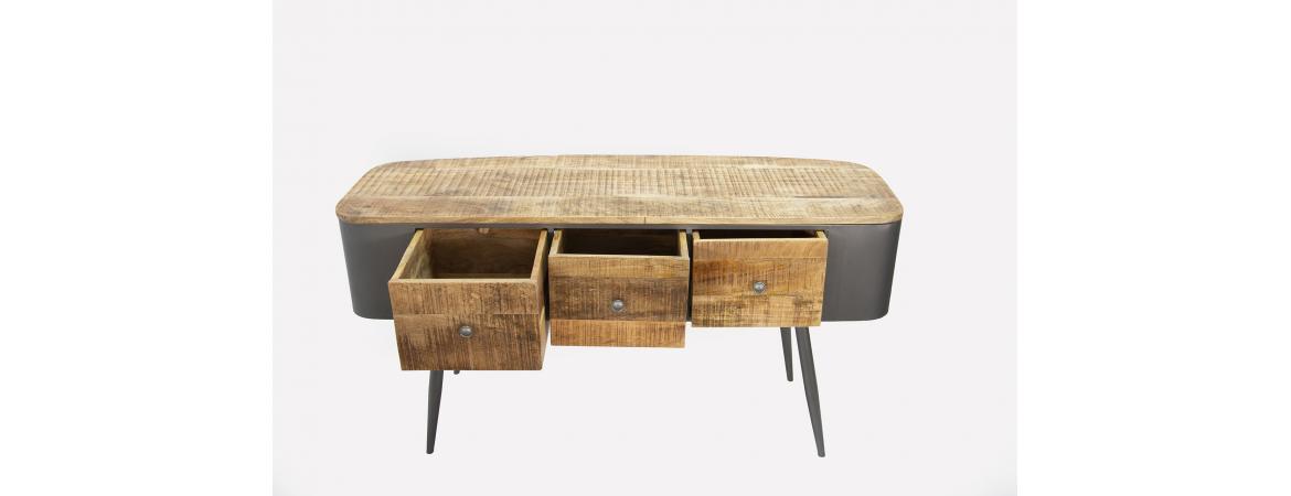 Reclaimed Truck Front Console Table - Image 7