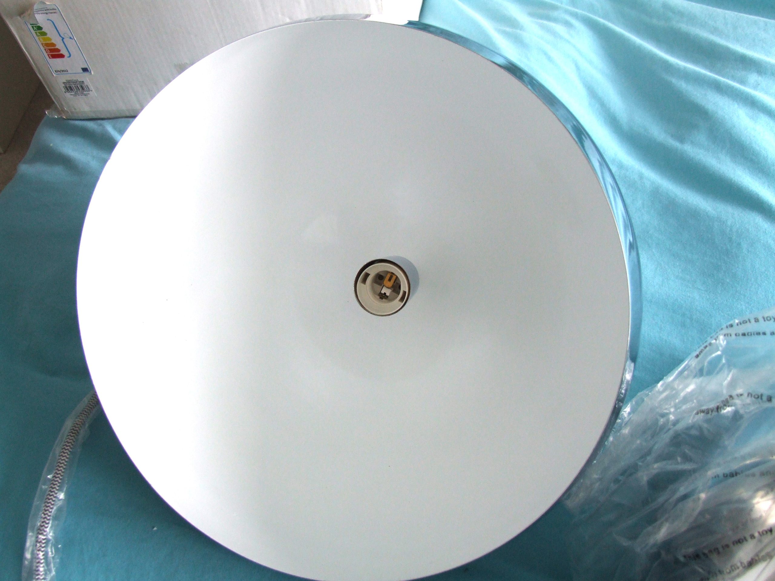 Chrome Hanging Globe Light Pair - Image 2