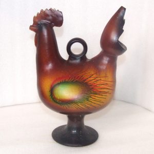 Mid Century 1970's Rooster Wine or Water Pitcher Jug