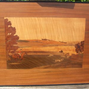 Large Marquetry Countryside picture
