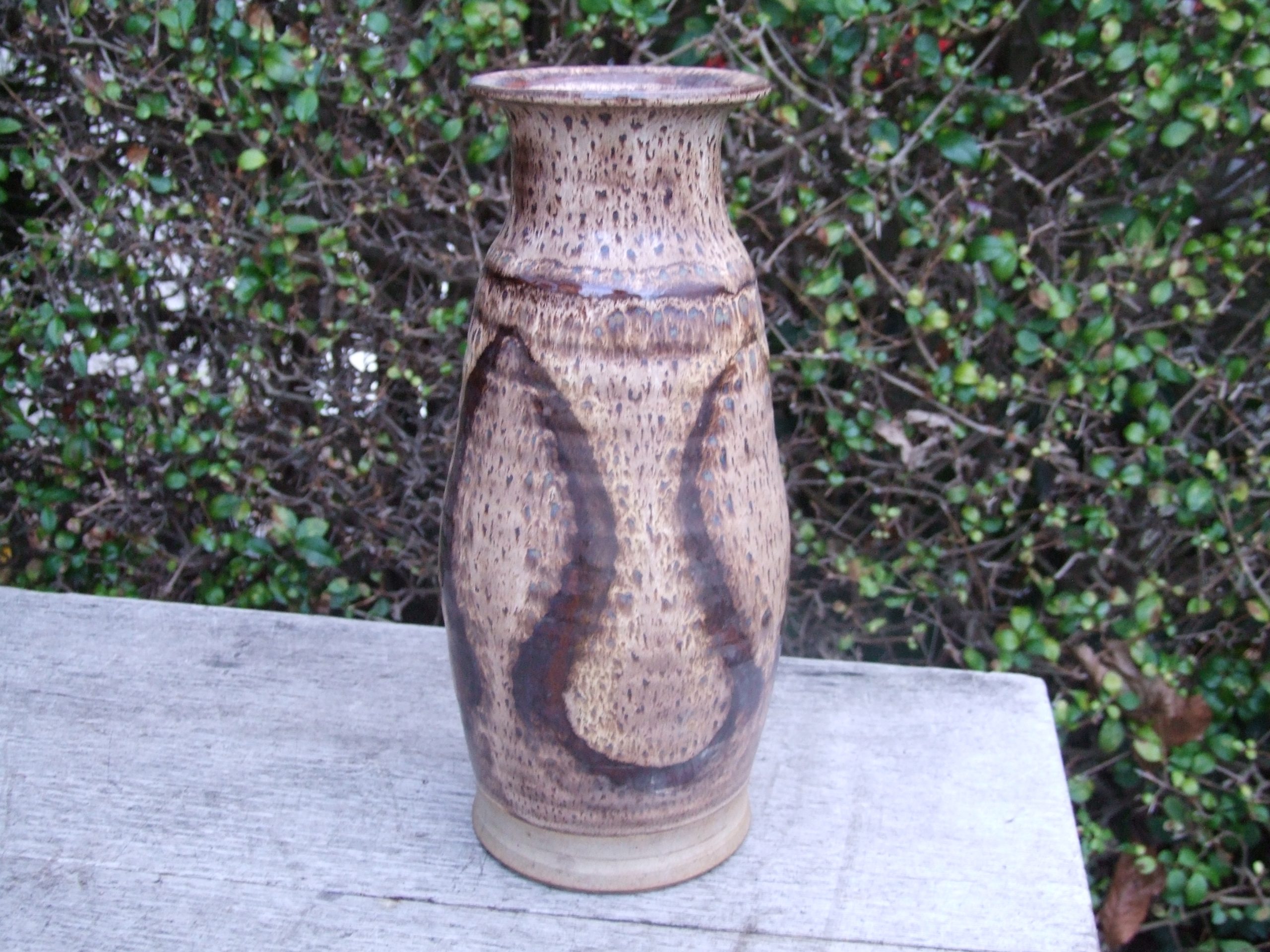 Lyndon Thomas Studio Pottery Vase Llanelli 1966-1974