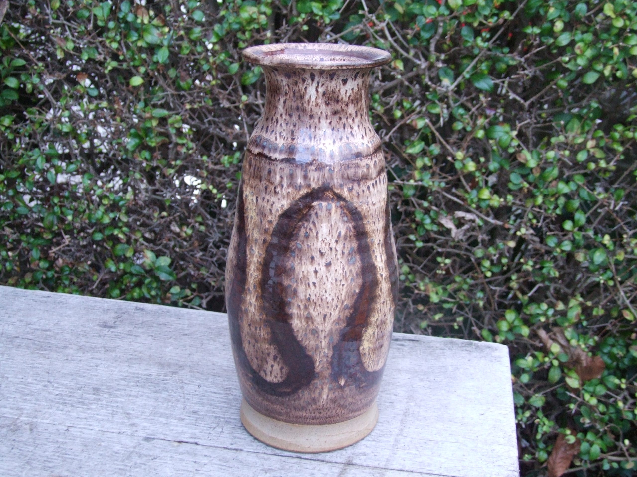 Lyndon Thomas Studio Pottery Vase Llanelli 1966-1974
